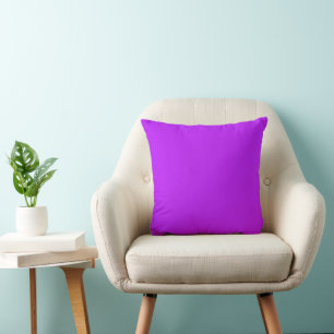 Almofada Roxo Simples e Moderno fluorescente Neon