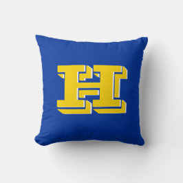 Almofada Royal Blue and Gold Team Pride Monogram