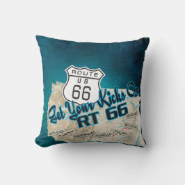 Almofada rt 66 get your kicks pillow 26blue