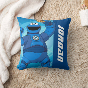 Almofada Rua Sésamo   Mecha Builders Cookie Monster