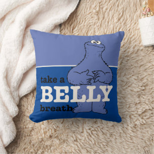 Almofada Rua Sésamo Monstro Do Biscoito Respirar