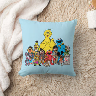 Almofada Rua Sésamo Sesame Pals Saindo