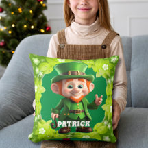 ruas de Leprechaun 3D. Crianças Personalizadas do 