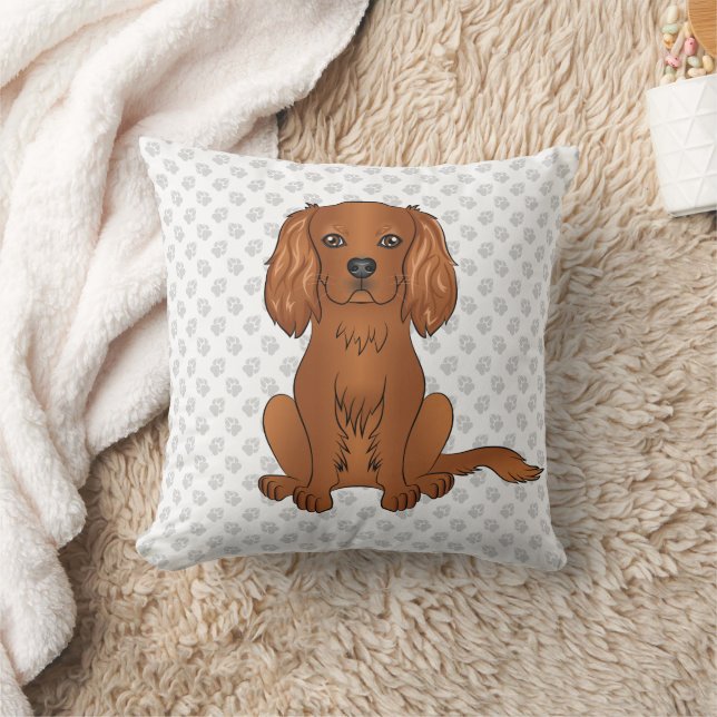 Almofada Rubi Cavalier King Charles Spaniel & Patas (Cobertor)