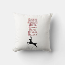 Almofada Rudolph, Comet, Reindeer Blixen