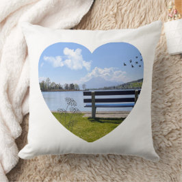 Almofada Ruheplatz am See – Zierkissen mit Naturmotiv