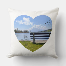 Almofada Ruheplatz am See – Zierkissen mit Naturmotiv