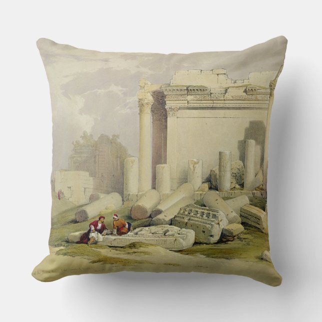 Almofada Ruínas do Portico oriental do templo do Baal (Frente)