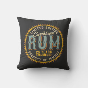 Almofada Rum de Caribe de Vintage
