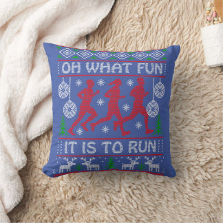 Almofada Running Christmas Gift Idea What Fun It Is To Run