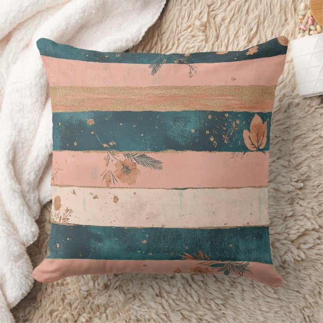 Almofada Rustic Celestial Stripe Moon Sun Earthy (6) (Cobertor)
