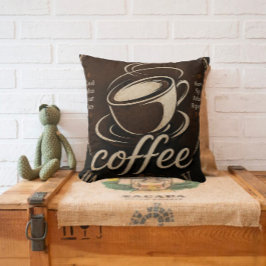Almofada Rustic Coffee Bar Decor Gift