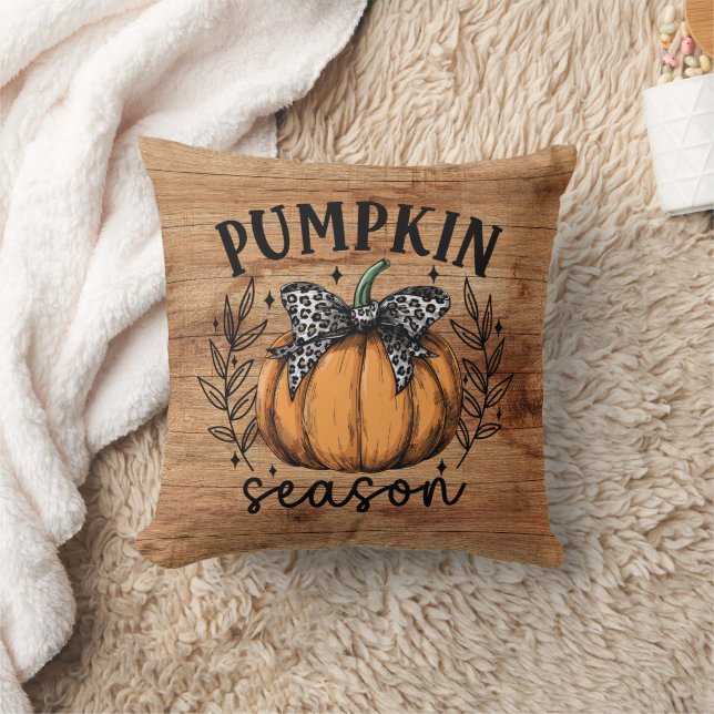 Almofada Rustic Pumpkin Season Fall Cozy (Cobertor)
