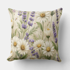 Almofada Rustic Wildflowers Pillow & Mug - Lavender Sage Fl