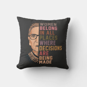 Almofada Ruth Bader Ginsburg RBG