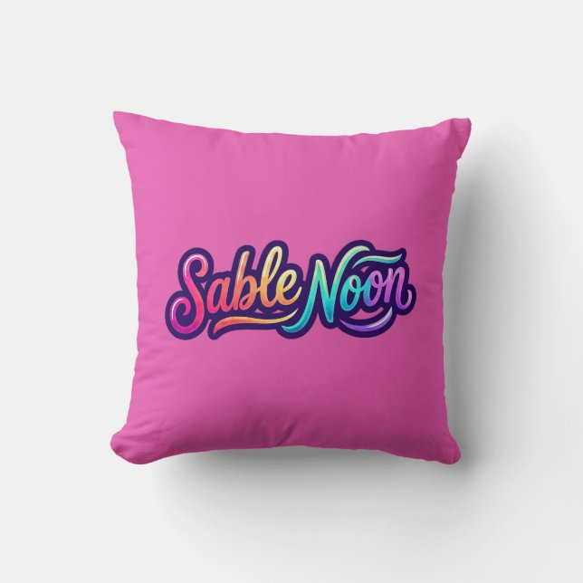 Almofada Sable Noon - Logotipo Básico (Frente)