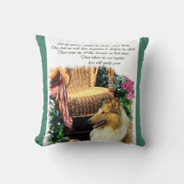 Almofada Sable Rough Collie Art Gifts