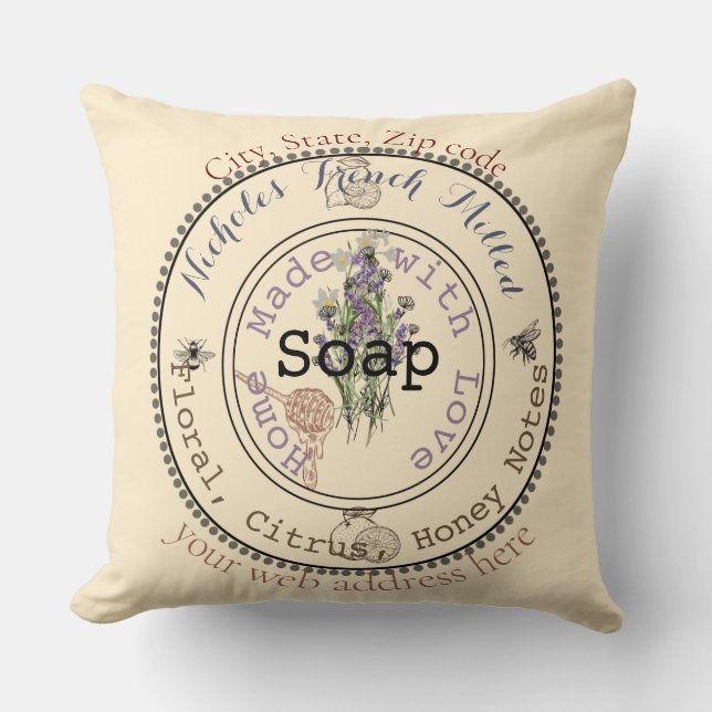 Almofada sabonete personalizável incrível (Frente)