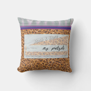 Almofada Saco de Pretzels apodrece Travesseiro decorativo d
