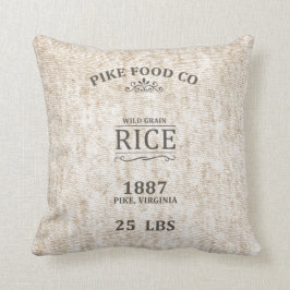 Almofada Saco do arroz do vintage