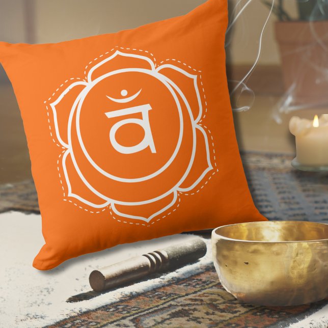Almofada Sacral Chakra | Svadhisthana | Meditação Laranja (Criador carregado)