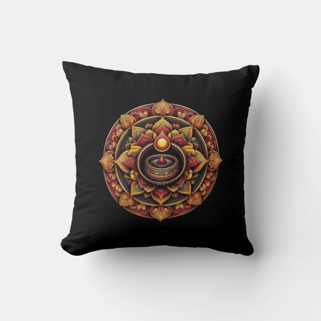 Almofada Sacred Flame Mandala (Frente)