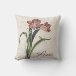 Almofada "Sad Flower Pillow – Moody Floral Home Decor"