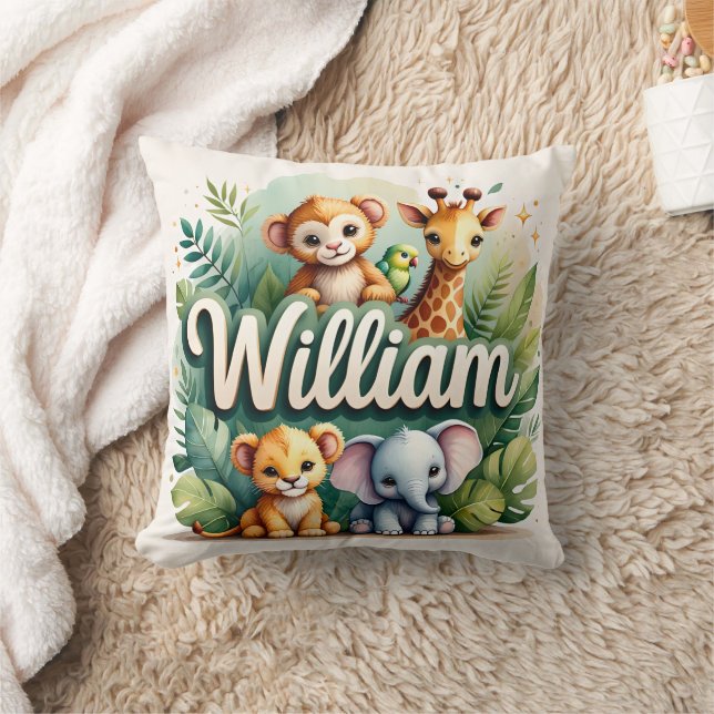 Almofada Safari Adventure William Travesseiro decorativo (Cobertor)