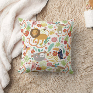 Almofada Safari Animal Baby Cushion, Selva Brilhante Colori