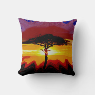 Almofada Safari Sunset Africano