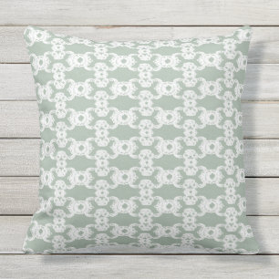 Almofada Sage Green Damask