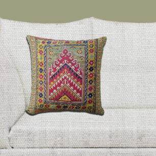 Almofada Sage Green Dusty Rosa Oriental Rug Design
