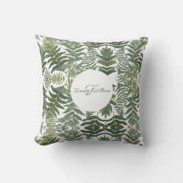 Almofada Sage Green Floral Elegante