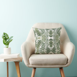 Almofada Sage Green Floral Elegante