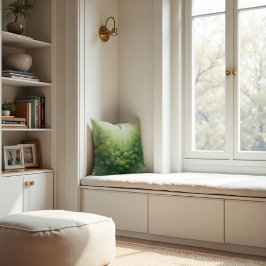 Almofada Sage Green Veil Moss Abstrato - Moderno orgânico