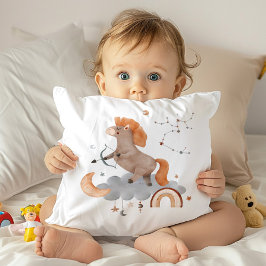 Almofada Sagittarius Baby Zodiac Nursert Travesseiro