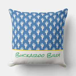 Almofada Saguaro Cactus Moderno Nome do Deserto Southwest D