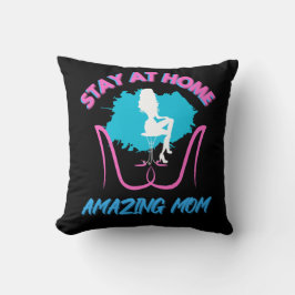 Almofada Sahm Fica Em Casa Mãe Mulher Rosa Calçados Chic