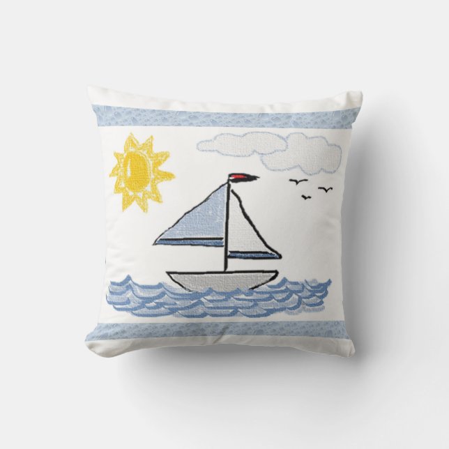 Almofada Sailboat Linen (Frente)