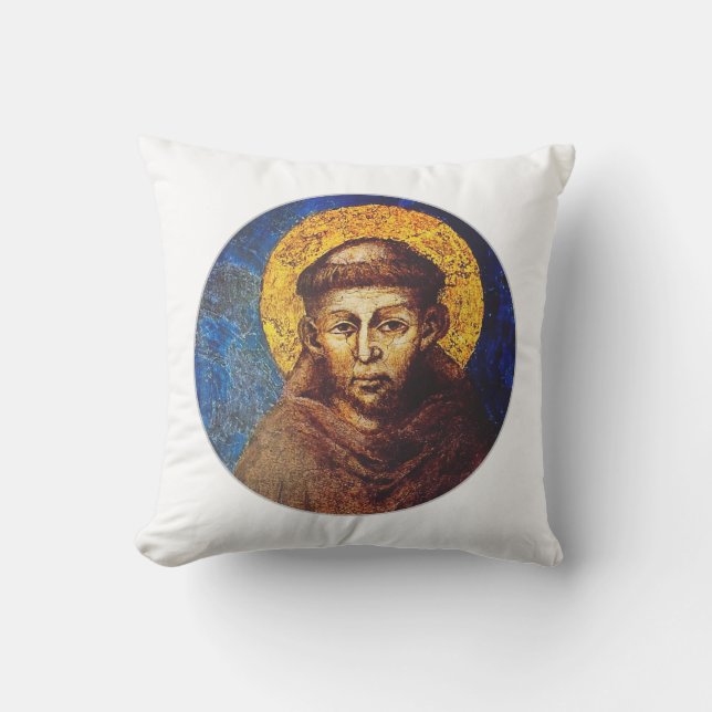 Almofada Saint Francis of Assisi The Canticle of Creation (Frente)