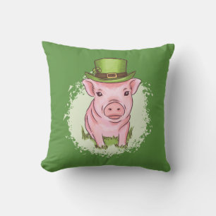 Almofada Saint Patricks Pig