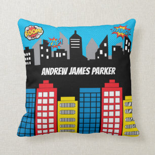 Almofada Sala do berçário dos super-herói do presente de