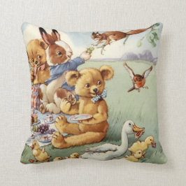 Almofada Sala infantil travesseiro de decoração de animais 