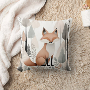 Almofada Sala Minimalista de Crianças de Ensino de Fox Wood