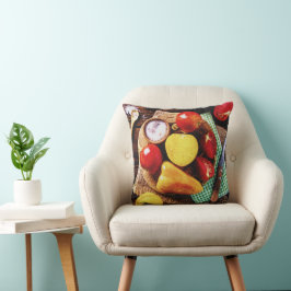 Almofada "Salada caseira de legumes" Foto bonita. Compre ag