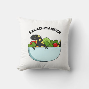 Almofada Salada Engraçada Salamander Animal Pun