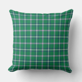 Almofada Salem Green and White Plaid