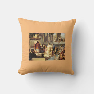 Almofada Salomão e Rainha de Sheba - Giovanni De Min
