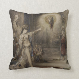 Almofada Salome e a aparição por Gustave Moreau