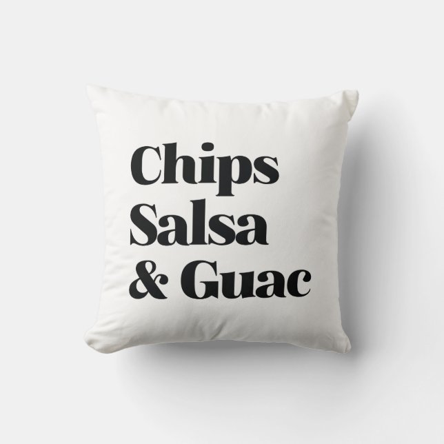 Almofada Salsa Chips E Guac (Frente)